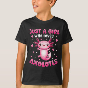 Axolotl für Mädchen nur ein Mädchen, das Axolotale T-Shirt