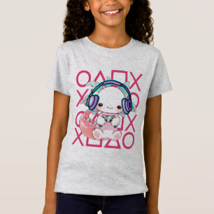 Axolotl Gamer - Gamer Girl T-Shirt