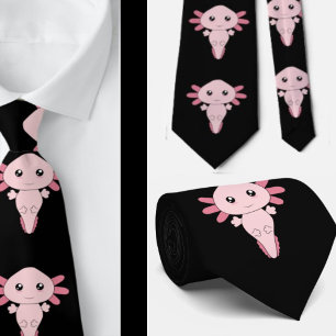 Axolotl-Gamer-Schlips Krawatte