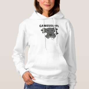 Axolotl Gamesolotl Niedlicher Tiere für Gamer Hoodie