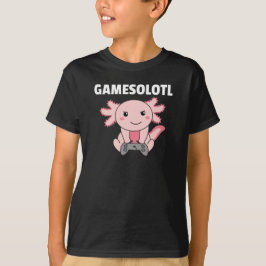 Axolotl Gamesolotl Niedlicher Tiere für Gamer T-Shirt