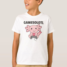 Axolotl Gamesolotl Niedlicher Tiere für Gamer T-Shirt