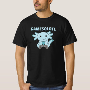 Axolotl Gamesolotl Niedlicher Tiere für Gamer T-Shirt