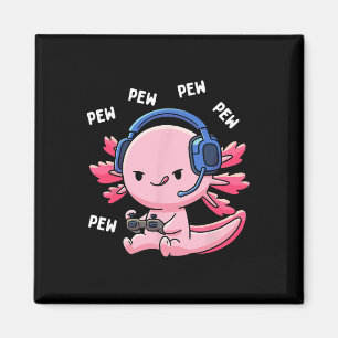 Axolotl Gaming Kids Boys Girls Anime Video Game Pe Magnet