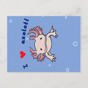 Axolotl-Geschenk Süßes Axolotl zum Geburtstag Feiertagspostkarte