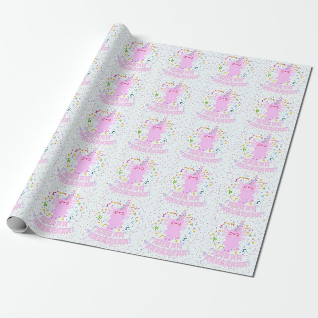 Axolotl-Geschenkverpackung Geschenkpapier (Ungerollt)