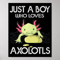 Axolotl Gift Anime Japanisch nur ein Junge, der ei