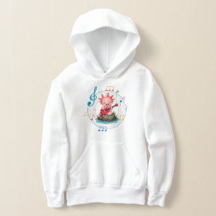 Axolotl Gitarre Hoodie