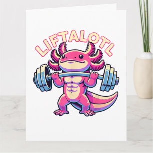 Axolotl HEBALOTL Dankeskarte