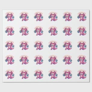 Axolotl HEBALOTL Geschenkpapier