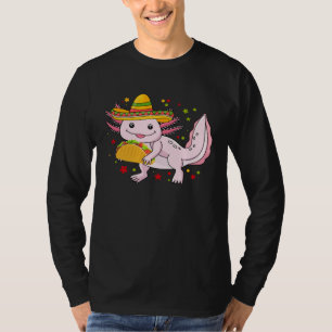 Axolotl isst Tacos Mexikanisches Essen Tacos T-Shirt
