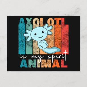 Axolotl ist mein Seelenverwandter - Süßer Axolotl Postkarte