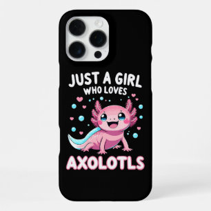 Axolotl Kawaii Nur Ein Mädchen Das Axolotl Liebt iPhone 16 Pro Max Hülle