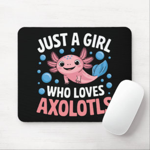 Axolotl Kawaii Nur Ein Mädchen Das Axolotls Liebt  Mousepad