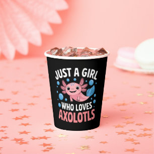 Axolotl Kawaii Nur Ein Mädchen Das Axolotls Liebt  Pappbecher