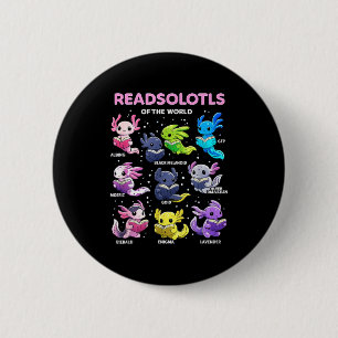 Axolotl kawaii readsolotl der Welt Axolotl Button