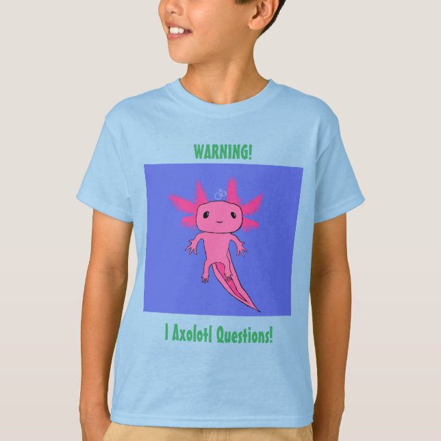 Axolotl Kids T - Shirt (Vorderseite)