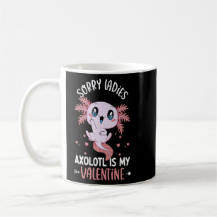 Axolotl Ladys Valentine's Day Niedlich Axolotl Boy Kaffeetasse