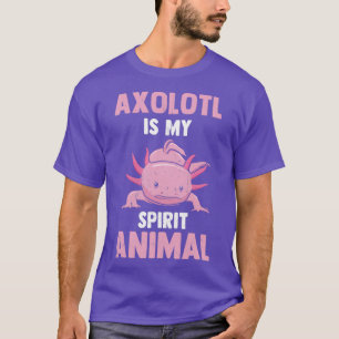 Axolotl Larve Kufffig Aquarium Moch Kirche Geschen T-Shirt