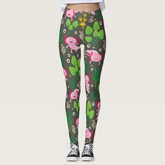 Axolotl Leggings (Vorderseite)