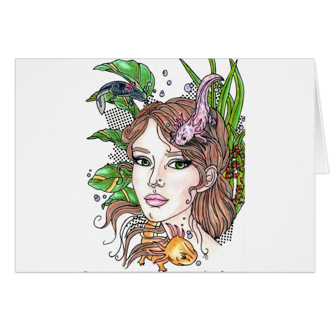 Axolotl-Liebe (Vorderseite (Horizontal))