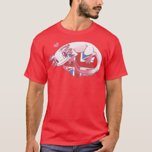 Axolotl Liebe Großbritannien T-Shirt