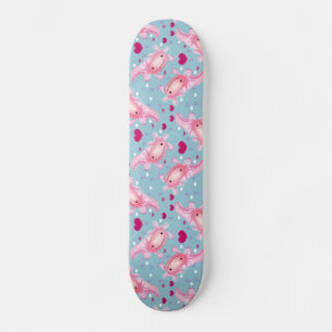 Axolotl-Liebe pink Skateboard