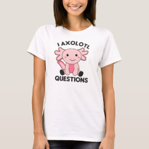 Axolotl liebt süße Tiere für Kinder rosa T-Shirt