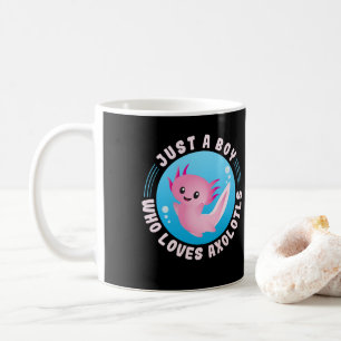 Axolotl Lover Just A Boy, der Axolotls Kawaii Lieb Kaffeetasse