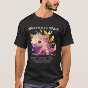 Axolotl Lover Salamander Amphibien Mexican Walking T-Shirt