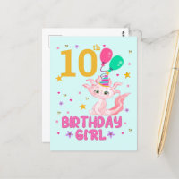 Axolotl Lovers Birthday Girl Salamander Amphibienu