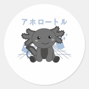 Axolotl Lovers Niedlicher Tiere Relax Sweet Axolot Runder Aufkleber