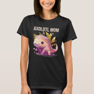 Axolotl Mama Amphibien Mexikanischer Walking Fisch T-Shirt