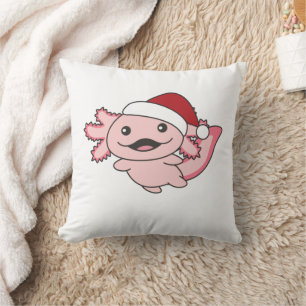 Axolotl Merry Christmas Winter Axolotl Kissen