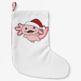 Axolotl Merry Christmas Winter Axolotl Kleiner Weihnachtsstrumpf