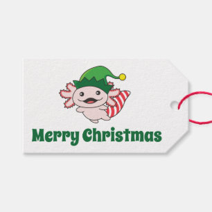 Axolotl Merry Christmas Winter Elf Axolotl Coffee Geschenkanhänger