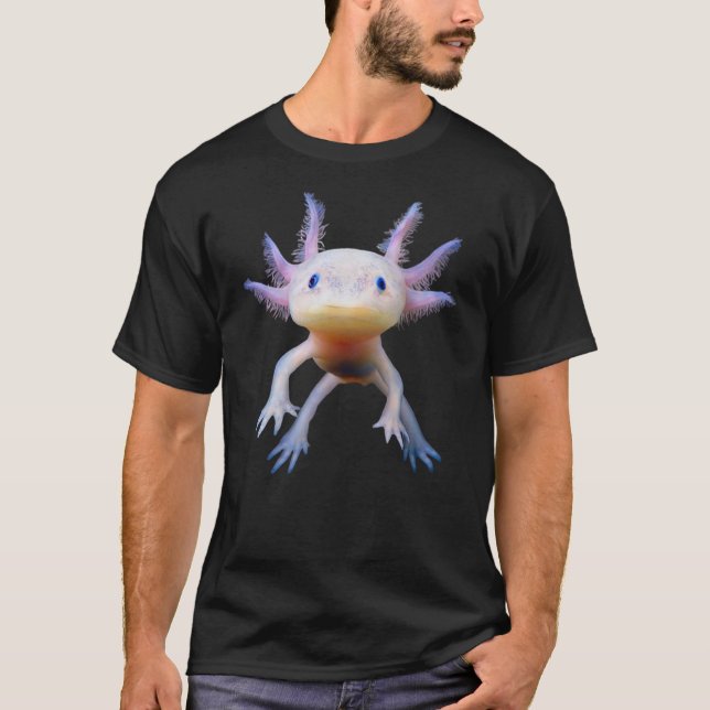 Axolotl Mexican Walking Fish Cute Amphibian Axolot T-Shirt (Vorderseite)
