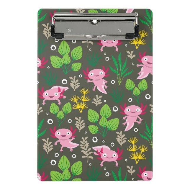 Axolotl Mini Clipboard Klemmbrett (Vorderseite)