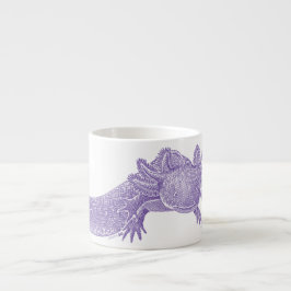 Axolotl Mini-Espresso-Tasse - LILA Espressotasse