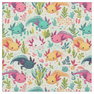 Axolotl-Muster Stoff
