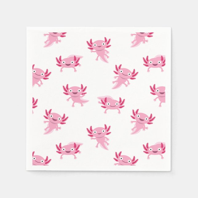 Axolotl Napkins Serviette (Vorderseite)