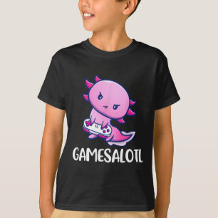 Axolotl Niedlich Play Video Game T-Shirt