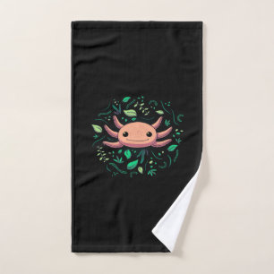 Axolotl Niedliches Tier  Coole Tierliebhaber Handtuch