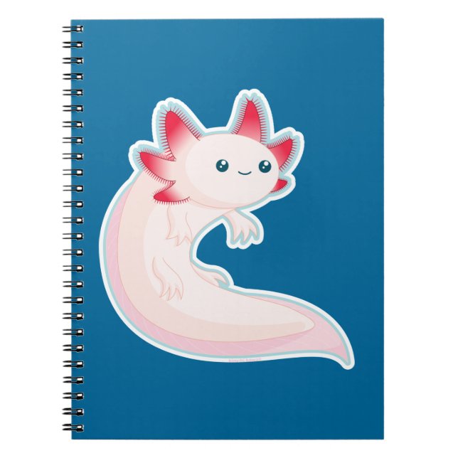 Axolotl Notizblock (Vorderseite)