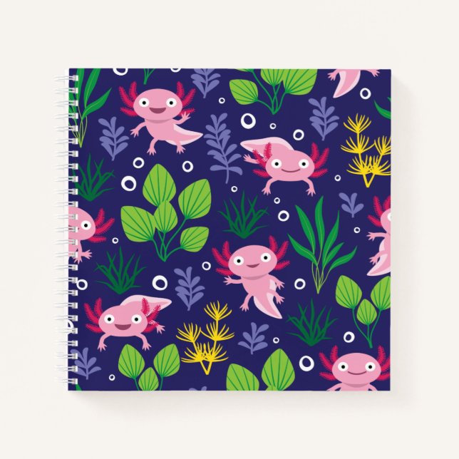Axolotl Notizbuch (Vorderseite)