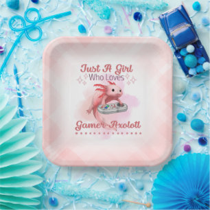 Axolotl Pappteller