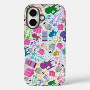 Axolotl Pink Treairs Apple iPhone 16 Case Tough