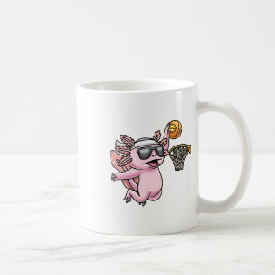 Axolotl Playing Sketll Player Sportkids Kaffeetasse