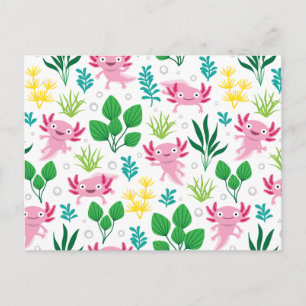 Axolotl Postkarte