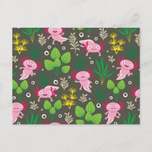 Axolotl Postkarte